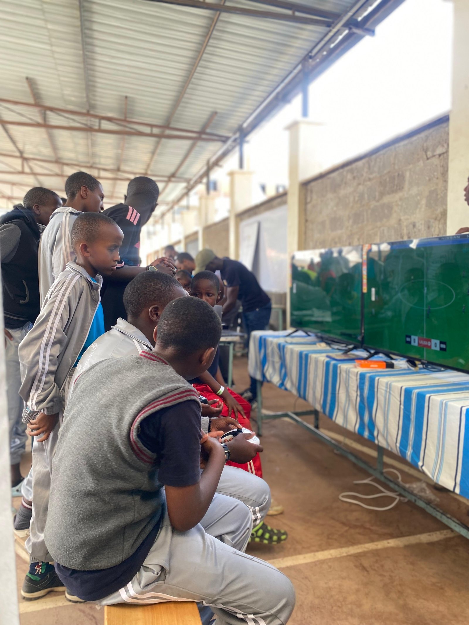 School Kid Enjoying VR Games and Learning